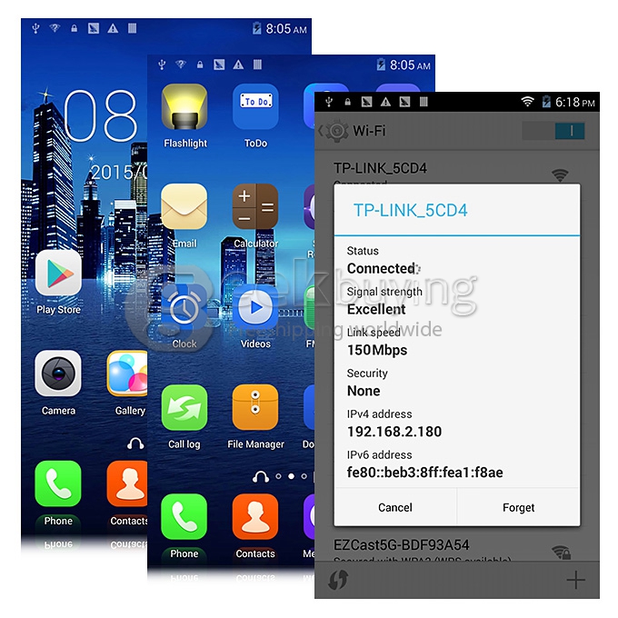Leagoo Lead 7 5.0Inch Android 4.4 Smartphone MTK6582 Quad Core 1GB/8GB IPS JDI HD Screen 13.0MP 4500mAh Battery - White