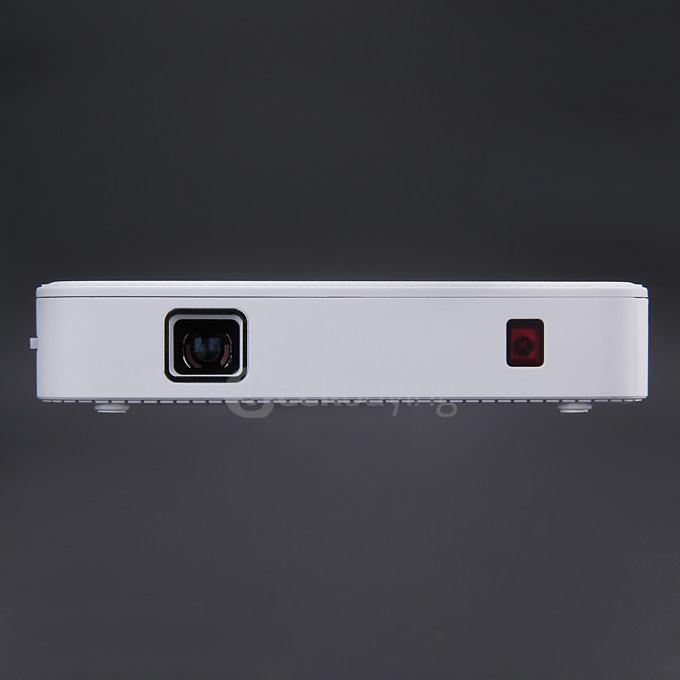 H3000 Mini Android 4.4 OS AC WIFIi DLP Projector Bluetooth 150Lm 1080P 1G/8G OTG for Home Office - White