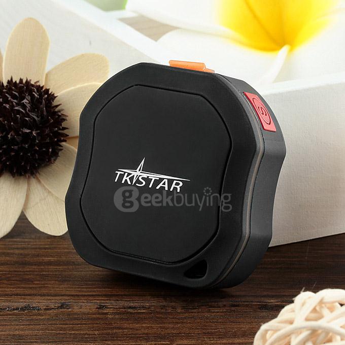 TK-STAR IPX6 Mini Real Time GPS Tracker for Kids / Pets w/ Electronic Fence/SMS Reminders/Motion Alarm/Monitor - Black