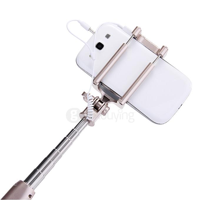 ADYSS 3-in-1 LED Selfie Stick Extendable Handheld Monopod with Dimmable Rechargeable LED Spotlight For Smartphone