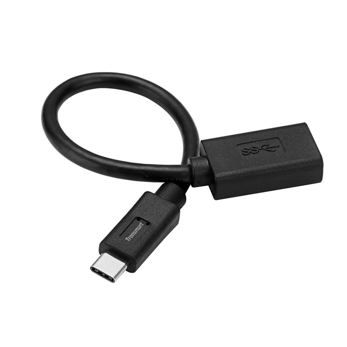 Tronsmart USB 3.1 Type C OTG Hi-speed USB 3.1 Type C Male to Standard USB 3.0 Female Data Cable 0.66ft/0.2M