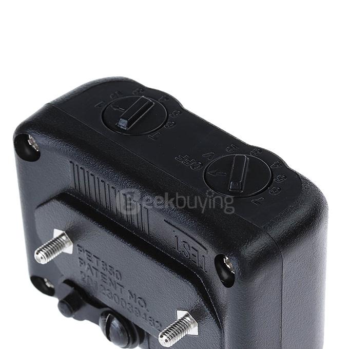 P850 Rechargeable Waterproof Pet Dog Training Collar - Black