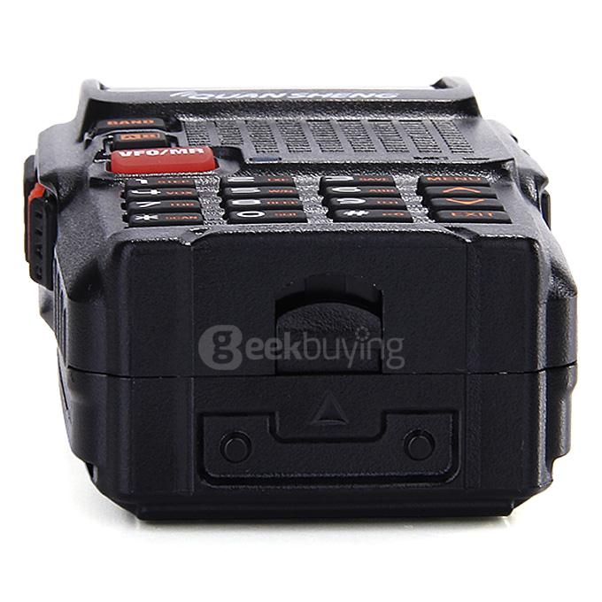 TGK4AT(UV) Portable Dual Band Walkie Talkie 5W 128CH Memory Channels 108MHz FM Two-way Radio - Black