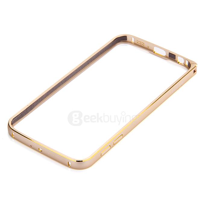 Lovemei Lightweight Aluminum Metal Bumper Protective Frame for Samsung Galaxy S6 - Gold