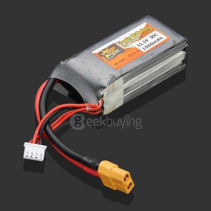 ZOP Power 11.1V 1500mAh 30C Lipo Battery XT60 Plug