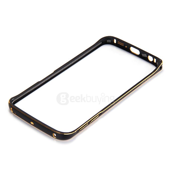 [Wholesale]30pcs Lovemei Lightweight Aluminum Metal Bumper Protective Frame for Samsung Galaxy S6 Edge - Black