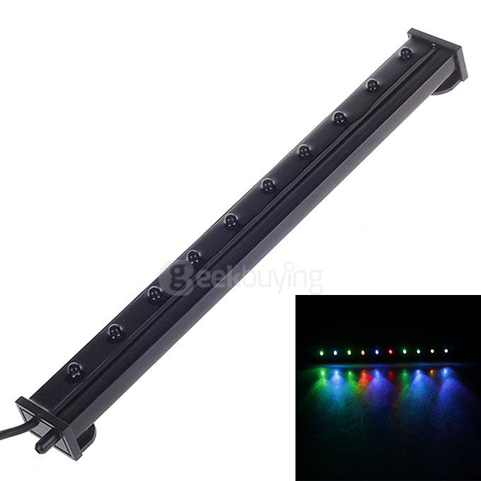 Deebow Dee-250 1W 10-LED RGB LED Light Bubbling light Strip Airstone AC220~240V - Black