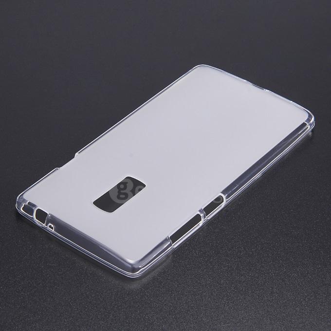 TPU Pudding Silicone Case Cover Protective Skin Case For OnePlus TWO - Transparent
