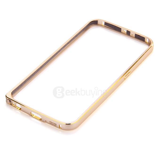Lovemei Lightweight Aluminum Metal Bumper Protective Frame for Samsung Galaxy S6 - Gold
