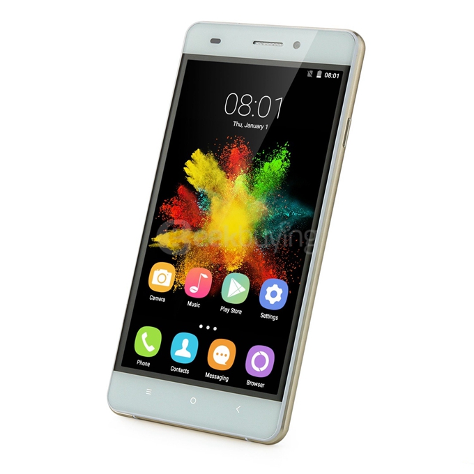 OUKITEL U2 4G LTE Smartphone 5.0inch Android 5.1 64bit MTK6735M Quad Core 1.0Ghz 1GB RAM 8GB ROM - White
