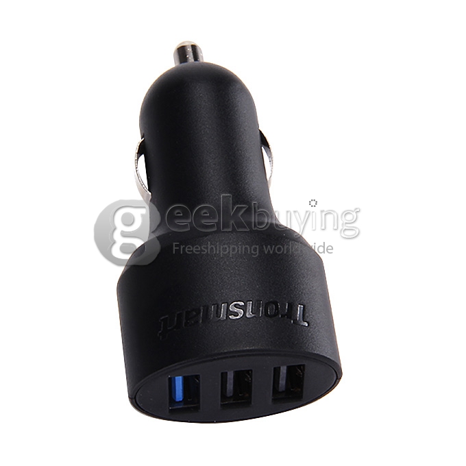 [Spain Stock]Tronsmart Quick Charge 2.0 42W 3 Ports USB Car Charger for Samsung Galaxy S6 S6 Edge Note 4 Note Edge/ Google Nexus 6/ Sony Xperia Z4 Z3/ HTC One M9 One M8/ Asus Zenfone 2