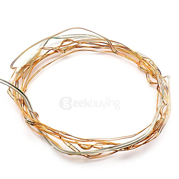 4M 40LED Lights Strips Battery Cartridge Copper String Lights - Rainbow