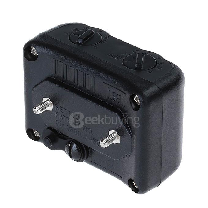 P850 Rechargeable Waterproof Pet Dog Training Collar - Black