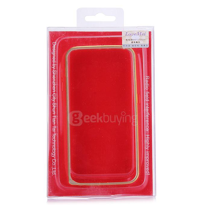 Lovemei Lightweight Aluminum Metal Bumper Protective Frame for Samsung Galaxy S6 - Gold