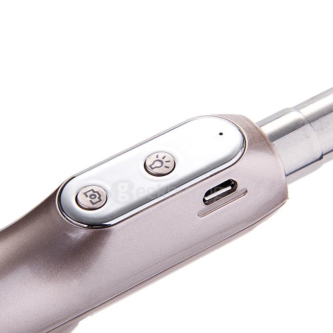 ADYSS 3-in-1 LED Selfie Stick Extendable Handheld Monopod with Dimmable Rechargeable LED Spotlight For Smartphone