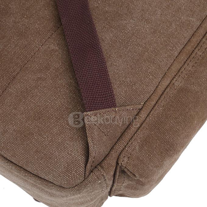 Kaukko FS261 Multi-pockets Computer Bag Personalized Canvas Bag Men Backpack - Khaki