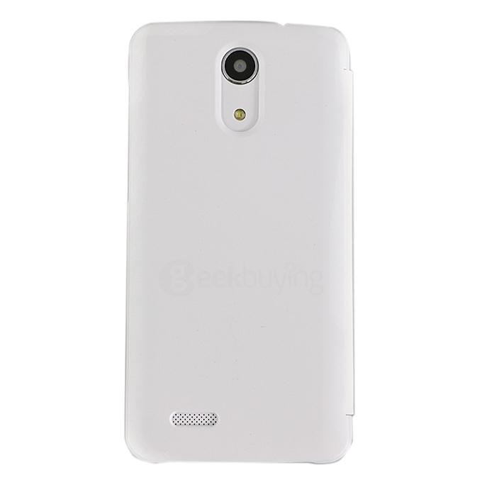 Original Protective PU Leather Hard Flip Cover Shell for ZOPO Speed 7 Plus - White