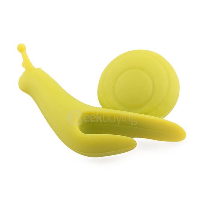Attractive Cute Snail Shape Silicone Tea Bag Infuser Holder - Green