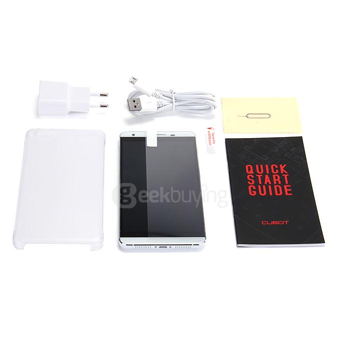 [HK Stock] CUBOT X15 Smartphone 5.5 inch IPS FHD 4G FDD-LTE Android 5.1 2GB 16GB 64bit MTK6735M Quad Core 16.0MP - White