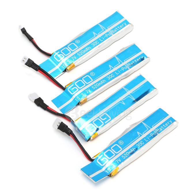 4 In 1 Charger 3.7V 520mA 30C Lipo Battery For Wltoys V977 V930