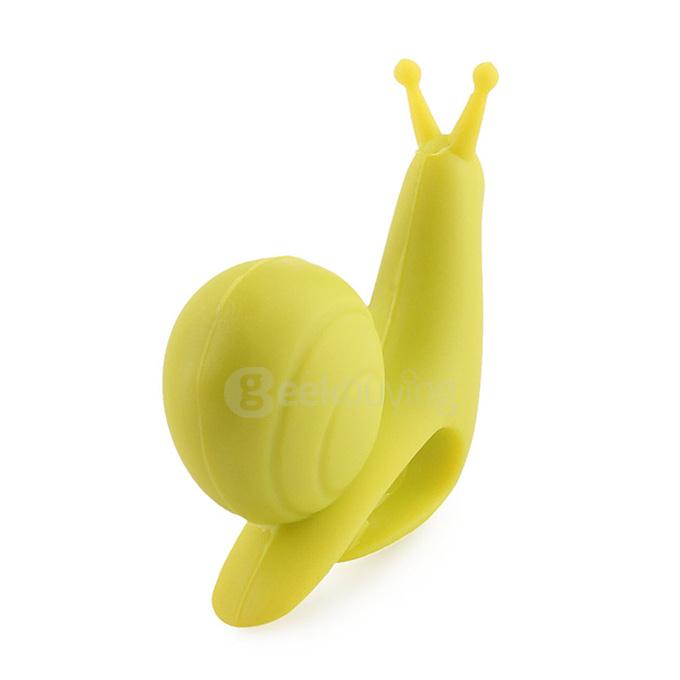 Attractive Cute Snail Shape Silicone Tea Bag Infuser Holder - Green
