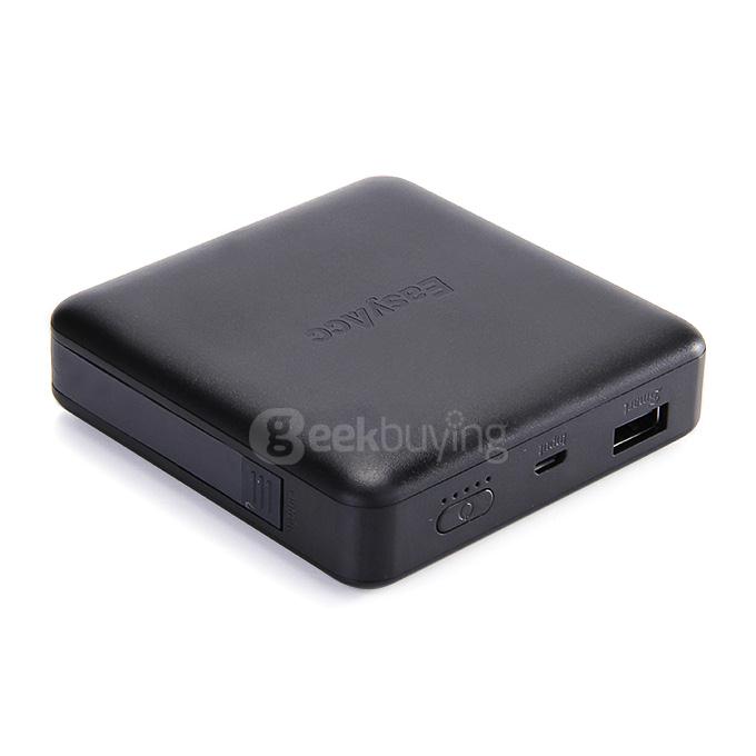 EasyAcc 9000mAh Power Bank External Battery Charger with Built-in Micro USB Cable