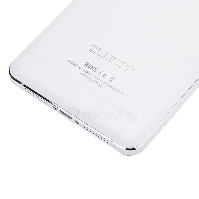 [HK Stock] CUBOT X15 Smartphone 5.5 inch IPS FHD 4G FDD-LTE Android 5.1 2GB 16GB 64bit MTK6735M Quad Core 16.0MP - White