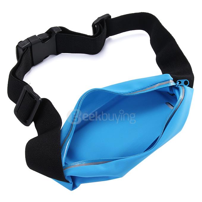 [Wholesale] 50pcs 4.7 Touch Screen Running Belt Waist Pack Waterproof Flip Belt Money Waist Pouch For iPhone 6 iPhone 6s - Blue