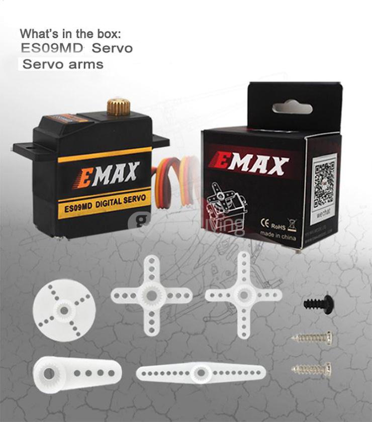 EMAX ES09MD Digital Swash Servo With Metal Gear