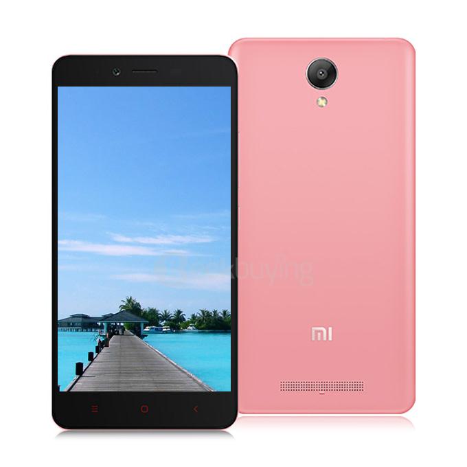 Xiaomi Redmi Note 2 Prime 4G 5.5 Inch FHD 2GB 32GB Smartphone 64bit Helio X10 Octa Core 3060mAh 13.0MP - Pink