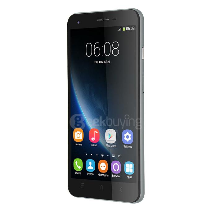 Oukitel U7 5.5inch Android 4.4 1GB RAM 8GB ROM Smartphone MTK6582 Quad Core 1.3GHz 3G IPS QHD Smart Wake - Gray
