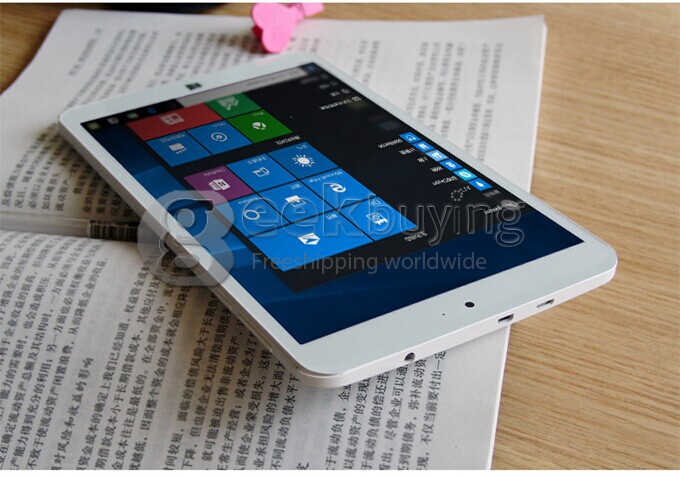 [HK Stock]Jumper EZpad Mini2 8 Inch Dual Boot Windows10 + Android4.4 Tablet PC 2GB/64GB Intel Z3735F Quad Core 1.83GHz IPS 1920*1200 HDMI - White