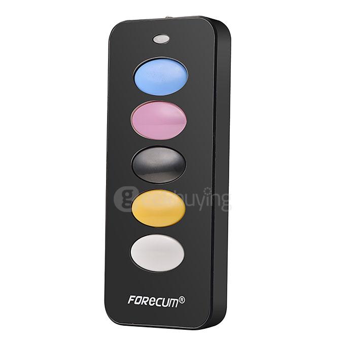 FORECUM FK-385-A Smart RF Electronic Anti-lost Key Finder 5 Keys Security Seeker for Home / Office - Black