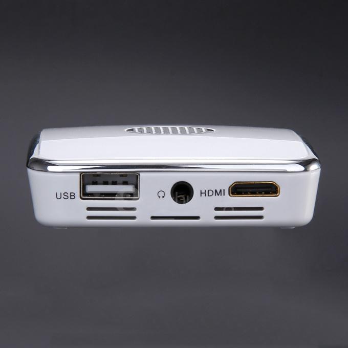 Ultra Slim Pocket DLP Home Theater Projector HDMI 1080P MHL Input 50LM