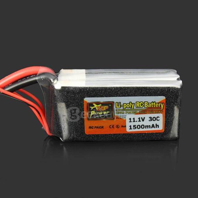 ZOP Power 11.1V 1500mAh 30C Lipo Battery XT60 Plug