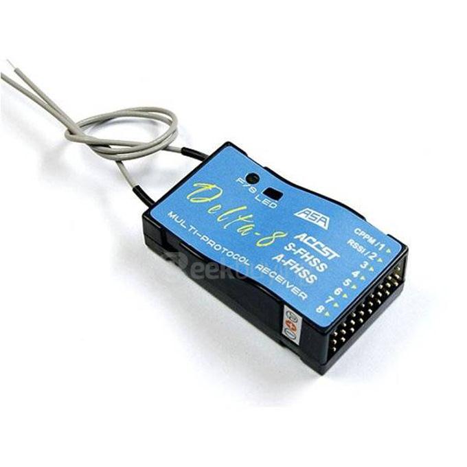 FrSky S-FHSS 8CH Delta-8 Receiver For Futaba T6J T8J 4PL 14SG Transmitter