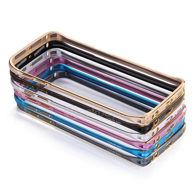 [Wholesale]30pcs Lovemei Lightweight Aluminum Metal Bumper Protective Frame for Samsung Galaxy S6 Edge - Black
