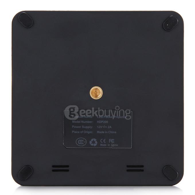 DLP200 DLP Mini Projector Android IOS Tyrant Gold Home Projector HDMI 1080P