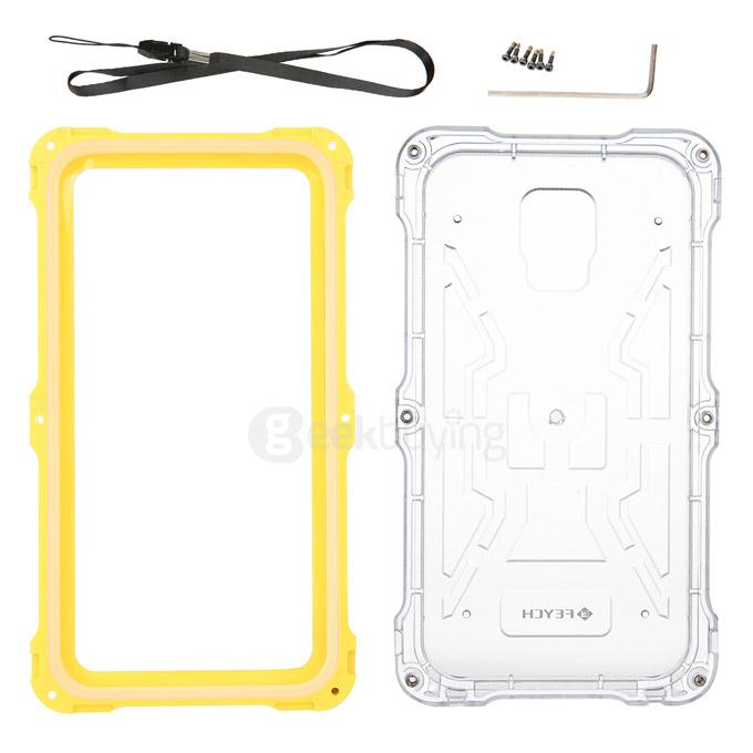 FEYCH IP68 Waterproof Shockproof Dirt/SnowProof Cover Protective Case For Samsung Galaxy S5/S4 -Yellow