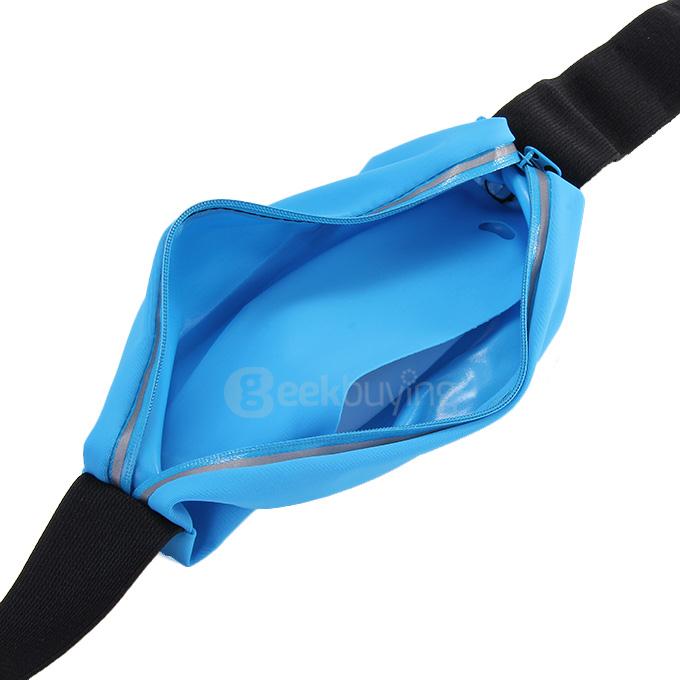 [Wholesale] 50pcs 4.7 Touch Screen Running Belt Waist Pack Waterproof Flip Belt Money Waist Pouch For iPhone 6 iPhone 6s - Blue