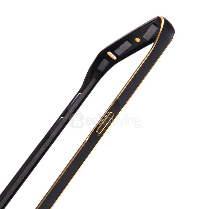 [Wholesale]30pcs Lovemei Lightweight Aluminum Metal Bumper Protective Frame for Samsung Galaxy S6 Edge - Black