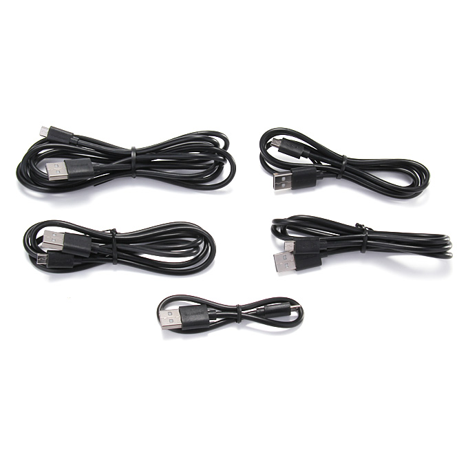 Tronsmart [5 Pack] Micro USB Cable 1ft*1 & 6ft*1 & 3.3ft*3 High Speed USB Male to Micro USB Sync/Charging Cables