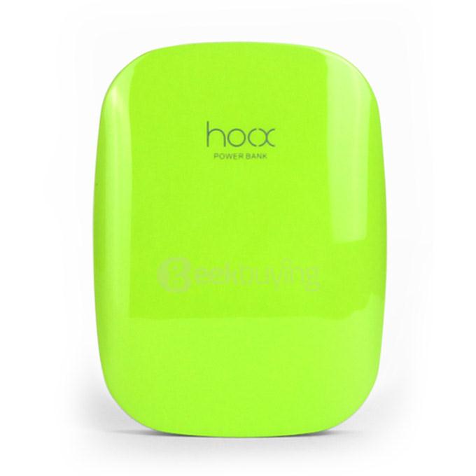 Hoox C02 Magic Stone Series 6000mAh Polymer Power Bank Dual USB Quick Charge Energy Saving - Green