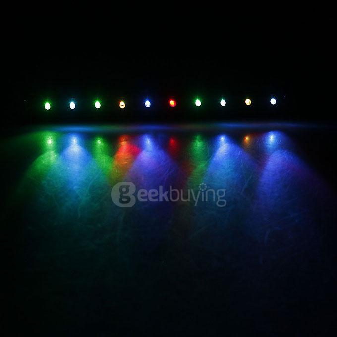 Deebow Dee-250 1W 10-LED RGB LED Light Bubbling light Strip Airstone AC220~240V - Black