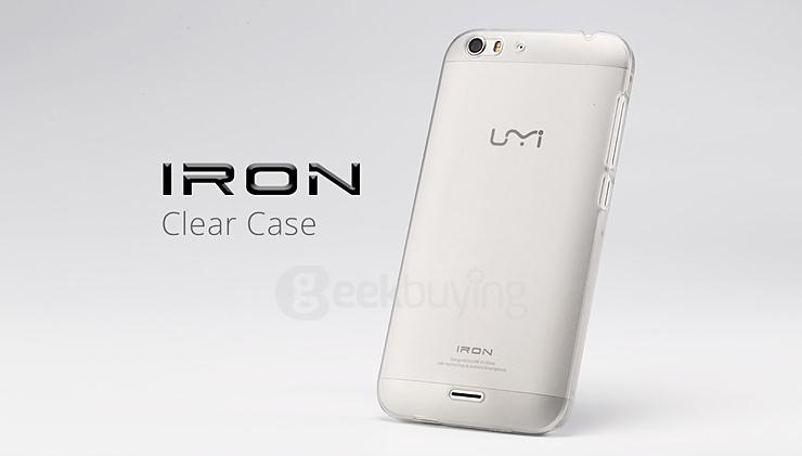 Original Clear Case Nano Coating Hard Cover Ultra Thin Back Case for UMI IRON Smartphone - Transparent