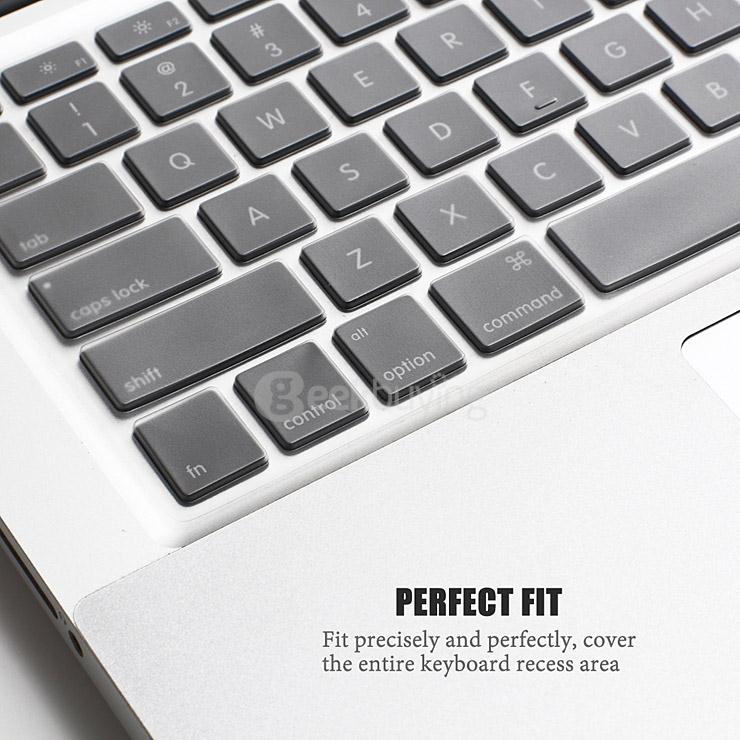 LENTION Clear Series 2 Pcs Ultra Thin TPU Laptop Keyboard Protective Films for MacBook Air/Pro 13