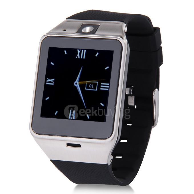 GV18 Aplus Smart Bluetooth WristWatch Watch Phone Supporting NFC/SIM Card with Camera - Black