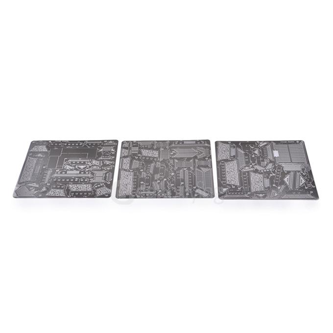 MINI DIY 3D Nanometal Model 3D Himeji-jo Castle Puzzle - Silver