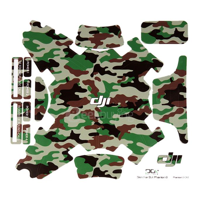 camouflage pattern sticker for dji phantom