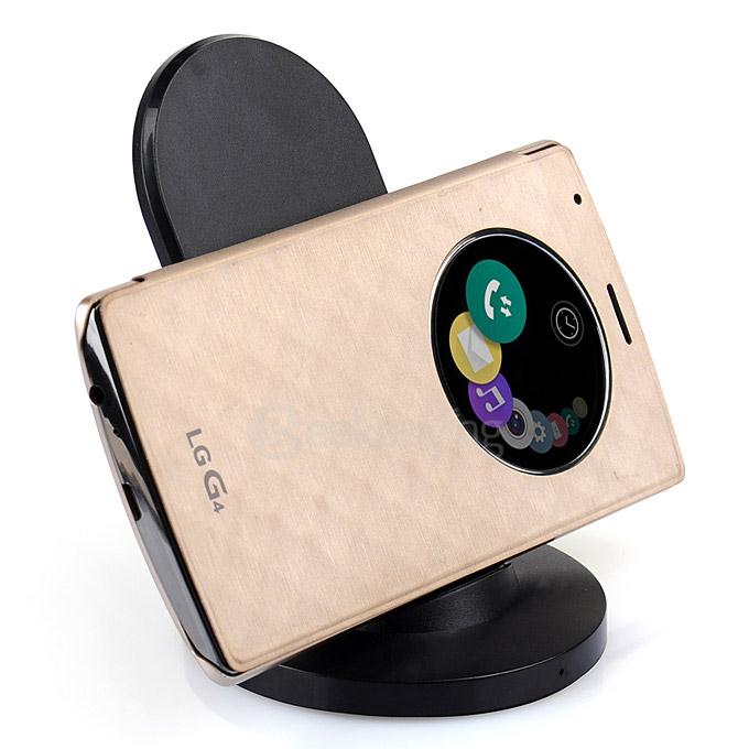 Itian A2 3-Coils Multi-function Qi Standard Wireless Charger for Mobile Phones - Black